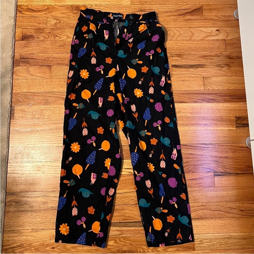 Princess Highway Black Floral Pants